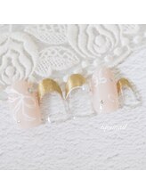 たゆ ネイル(たゆnail)/パラジェルリボンネイル