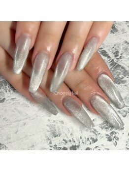 シンデレラネイル(CINDERELLA NAIL)/【チップ長さだしネイル】