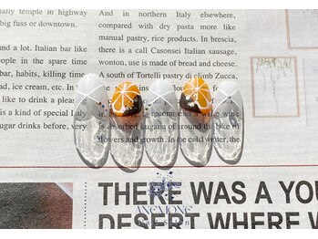 アネモネ(ANEMONE)/オレンジチョコネイル☆