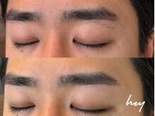 ヘイ 五反田店(hey)/メンズ眉毛＊見違える垢抜け感