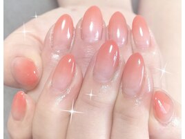 オレンジレッド系グラデーション