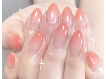 オレンジレッド系グラデーション