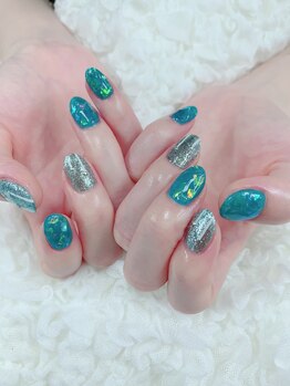 私のビューティー/マーメイドネイル☆初回6980円
