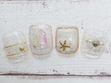 ロンズネイル(Ron's nail)/フット親指デザイン