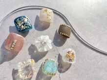 ネイルアイラッシュサロン ジョアアンジェ 難波店(joie ange)/フット　親指アート