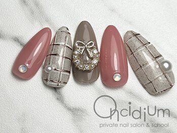 オンシジューム(Oncidium)/クリスマスネイル♪