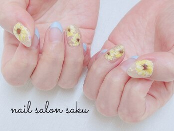 サク(saku)/ひまわり/マット加工