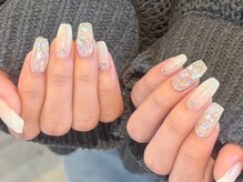 ル ネイル エディション 天神店(le nail edition)/ホワイトニュアンスネイル