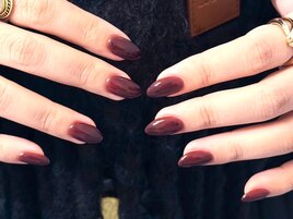 ボルドー/深めカラー/ちゅるん