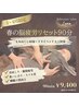 【3・4月限定】春の脳疲労リセット90分　¥9,400