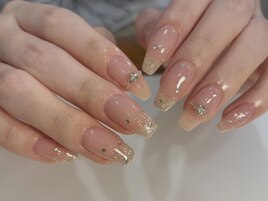 【Lica】ベージュキラキラ