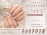 【ハンド】マグネットorフラッシュネイル5000円/新規ソフト・当店オフ込み