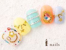 アイネイルズ 横浜WEST店(I-nails)/リゾートスマイルネイル 11500円
