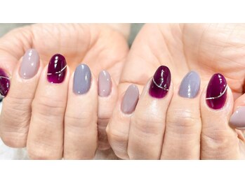 ネイル シスター(nail sister)/パープルネイル