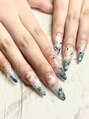 ジョアアンジェ 心斎橋店(joie ange) ロング　星　デザイン　カジュアル