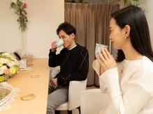 施術後はごゆっくりとくつろいで…♪