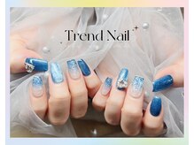 トレンドネイルスタジオ(Trend Nail Studio)/清爽な色味+持込デザイン