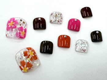ネイルサロン クイール 小山店(NAIL SALON QUILL)/フラワーアート