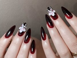 赤黒グラデーションハイビスカス