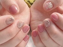 アニーアンドジーノ ヒヨシ(Annie&Gino hiyoshi)/桜ネイル4本アートやり放題