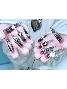 長さ出しのできるサロン