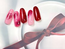 ネイルサロン&スクール ジーナ(GINA)/大人可愛いリボンネイル