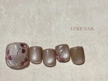 ルークネイル 恵比寿店(LUKE NAIL)/【フット】マグネットフラワー
