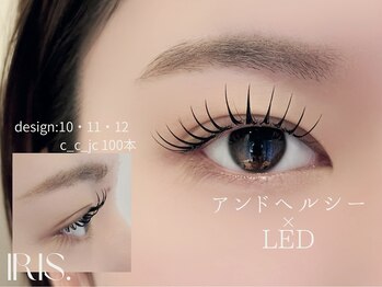 イリス 博多店(IRIS.)の写真/【＆Healthy×LED】一気に垢抜け＆すっぴん美人♪豊富なメニューで、まつげのボリュームUPや朝の時短にも◎