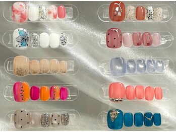ペアネイル(pearnail)の写真/10種類から選べるフットジェル！1周年の特別価格5500円で夏を楽しむ足元へ★今すぐ予約♪