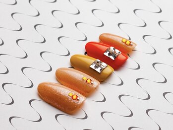 アデリー(ADELIAE)/単色カラー + ストーンアート