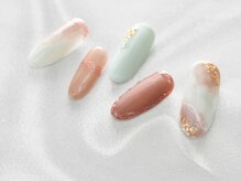 ソウ 難波店 nail salon Sou/大理石風nail