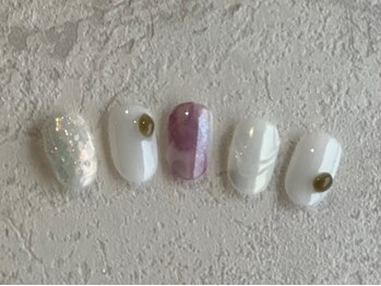 ネイルブラン(Nail Blanc)の写真/【高技術×丁寧な施術で仕上がり&モチの良さ◎】デザインでお悩みの方には定額メニューをご用意♪