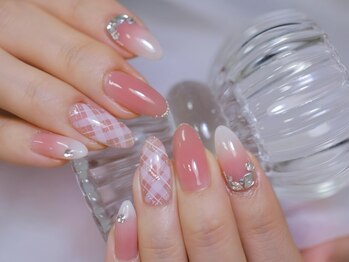 幻之花ネイルの写真/【銀座駅3分】自爪を削らないフィルインで美爪に★初回＆当店オフ無料！22時迄営業だからお仕事帰りにも◎