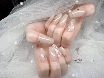 テセネイル(Tese Nail)の写真/【シンプルでも目を引く大人上品なデザインが豊富!】シンプルだけどワンポイントなデザインが可能♪