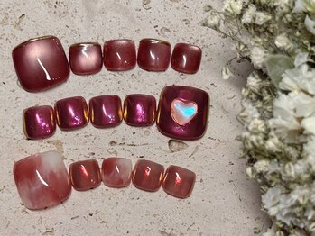 アメリ ネイル(Ameri nail)/定額フットネイル￥9900