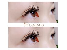フラミンゴアイラッシュ(FLAMINGO eyelash)の雰囲気（どこから見てもキレイな目元に…。）