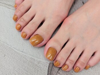 エムスラッシュ ネイル センター北店(M.SLASH)/【シェラック】キャメルカラー