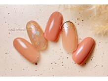 バブル シュガー バイ ネイルクローネ(bublle sugar by.nail crone)/シンプルブラウンネイル