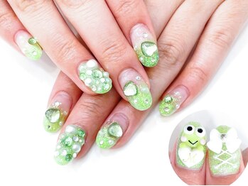 ネイルコレクション ピンク(Nail Collection Pink)/ジェル放題＋キャラ♪けろっぴ