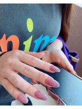 クリーム(Nail Atelier CREAM)/フラッシュ☆パープル