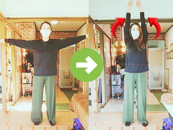 サプライズ整体院/20代ママさんの肩こり初回結果