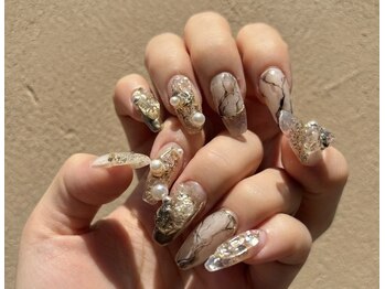 サロンガオ 田崎店(salon gao)の写真/シンプル綺麗系好き必見。約50種類から選べる定額ネイルで大人な指先へ★