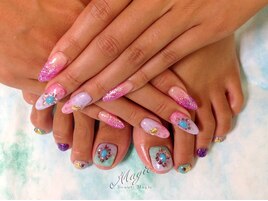 カラフル　水面デザイン