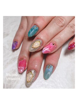 トレジャー(treasure)/カラフル大理石