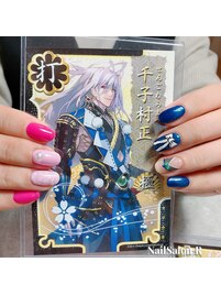 ゲームキャラクター押しネイル