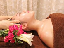 頭のコリをもみほぐして、自律神経を整えストレス緩和にも◎