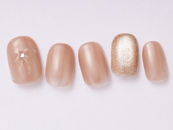 アイ ネイルズ 天神店(I nails)/艶リボンネイル ¥6500