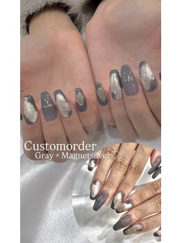 グレーマグネットシルバー