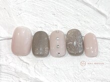ネイルメゾン 池袋店(NAIL MAISON)/ピンクグレーマグ¥5800