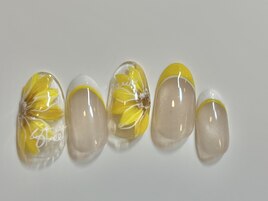 ひまわりネイル
